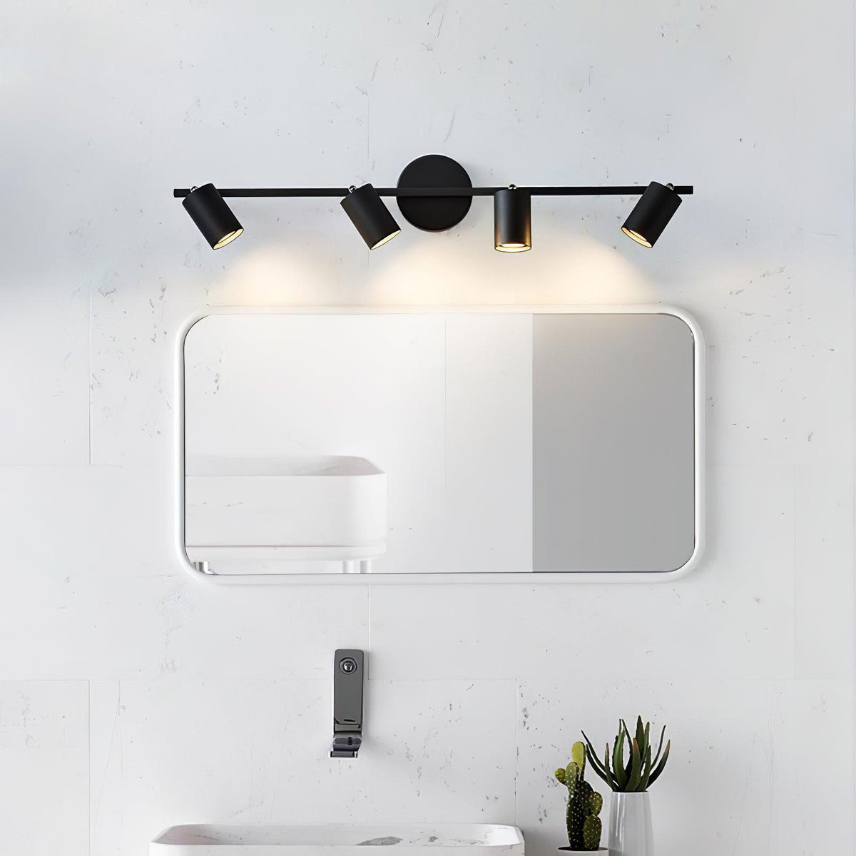 Grover draaibare messing wandlamp