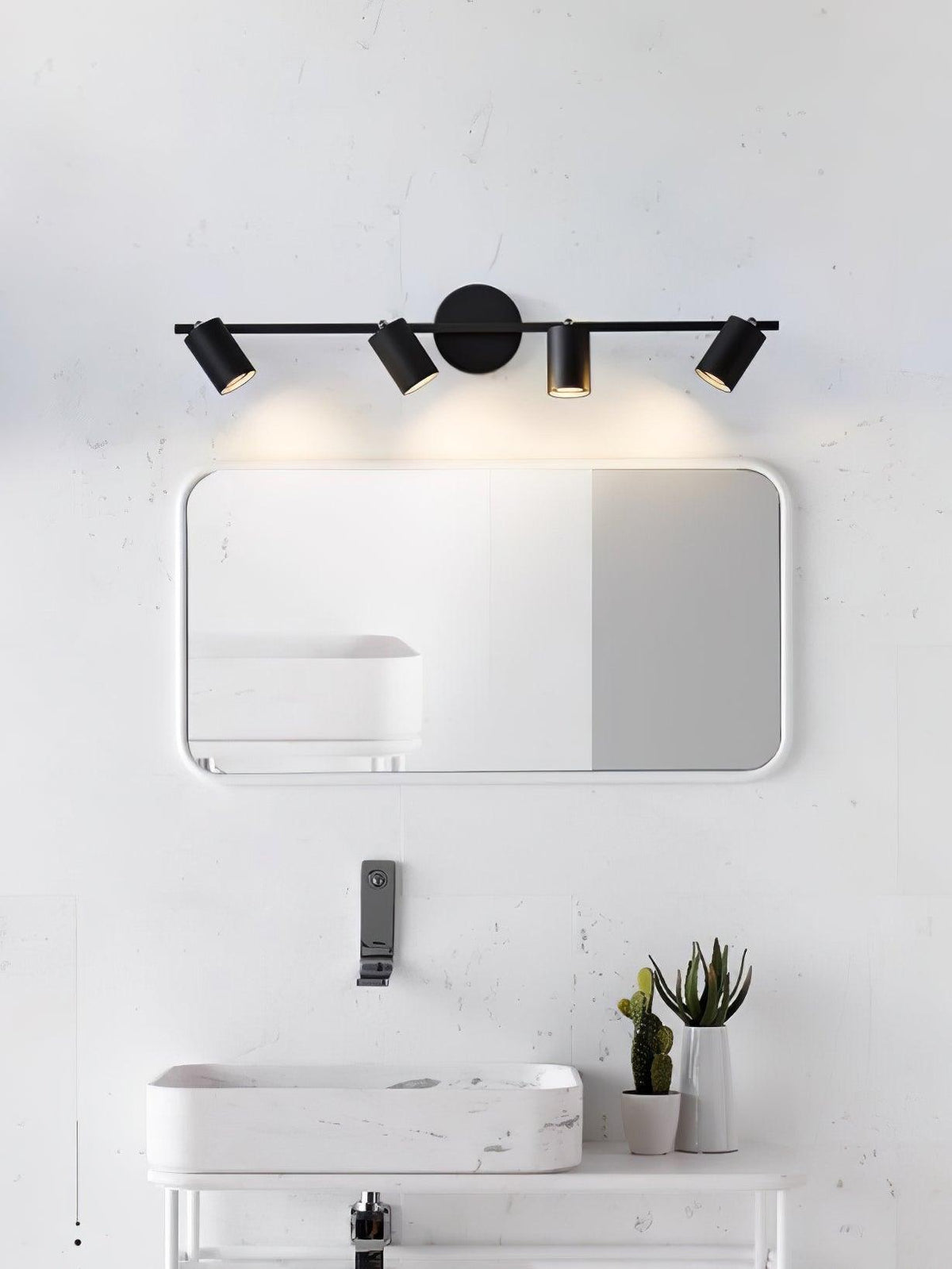 Grover draaibare messing wandlamp