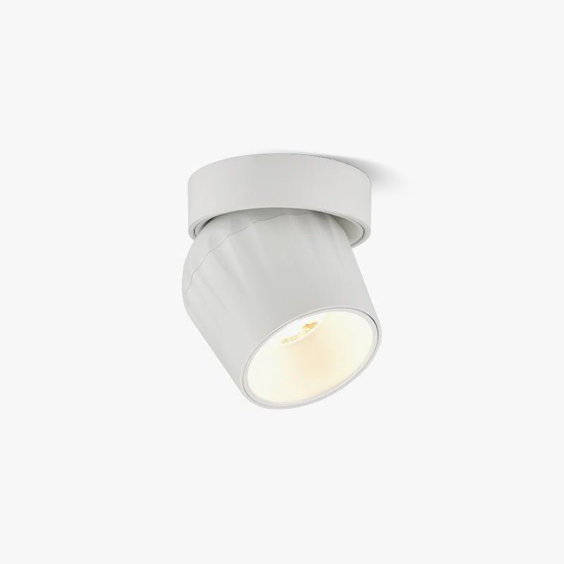 Keveny plafondspot aluminium geribbel draaibaar minimalistisch
