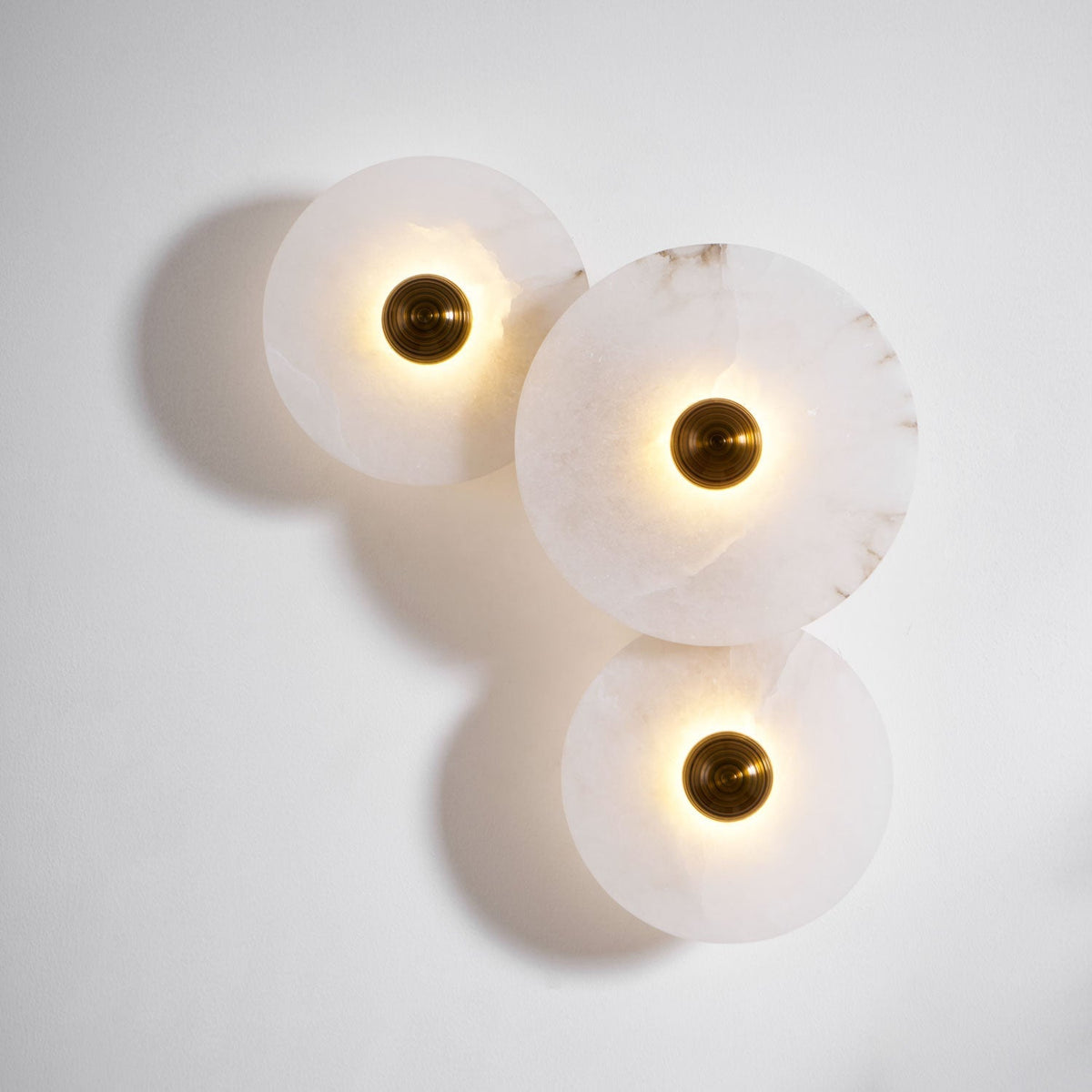 Albireria Minimalistische plafondlamp van albast