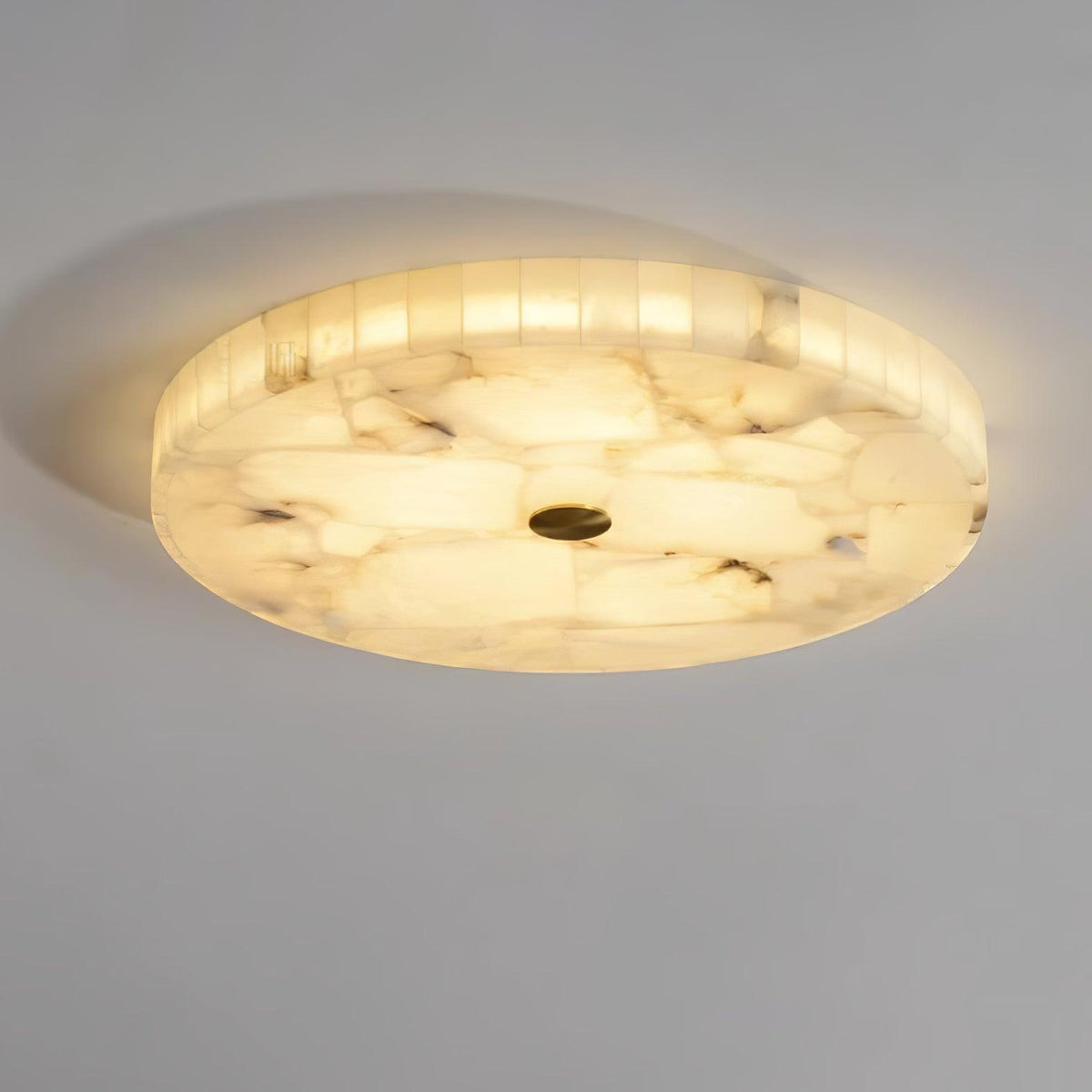 Ciphayra Rond Mozaïek Albast Plafondlamp