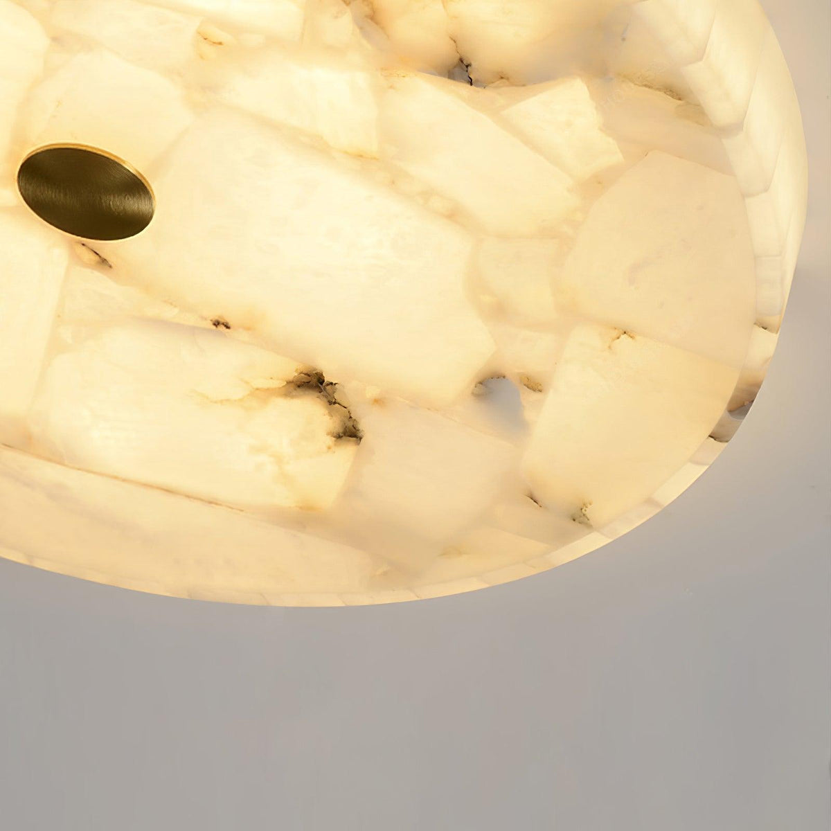 Ciphayra Rond Mozaïek Albast Plafondlamp