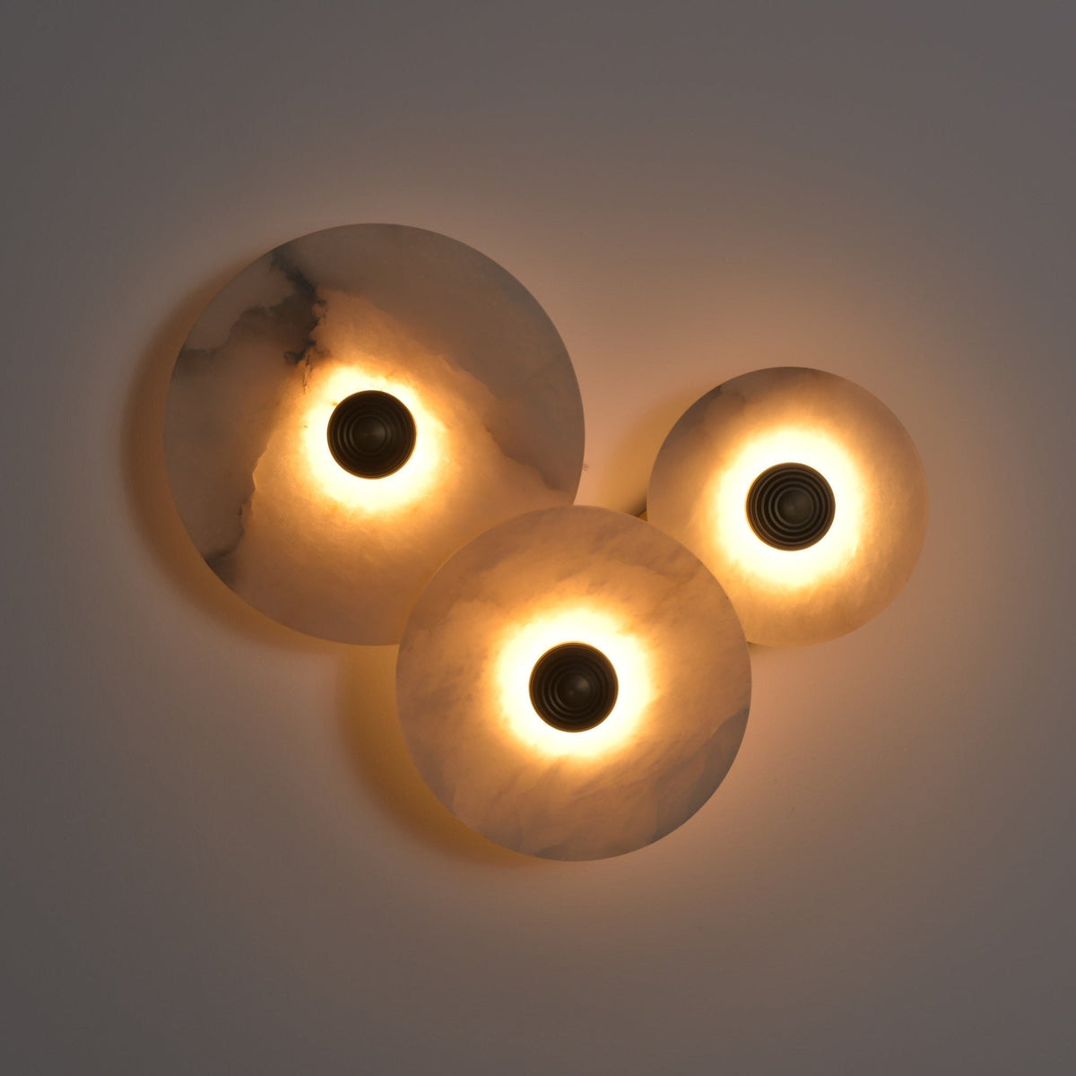 Albireria Minimalistische plafondlamp van albast