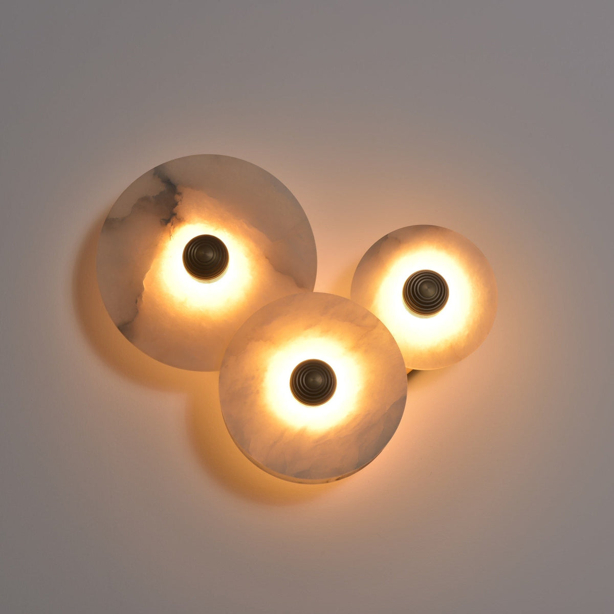 Albireria Minimalistische plafondlamp van albast