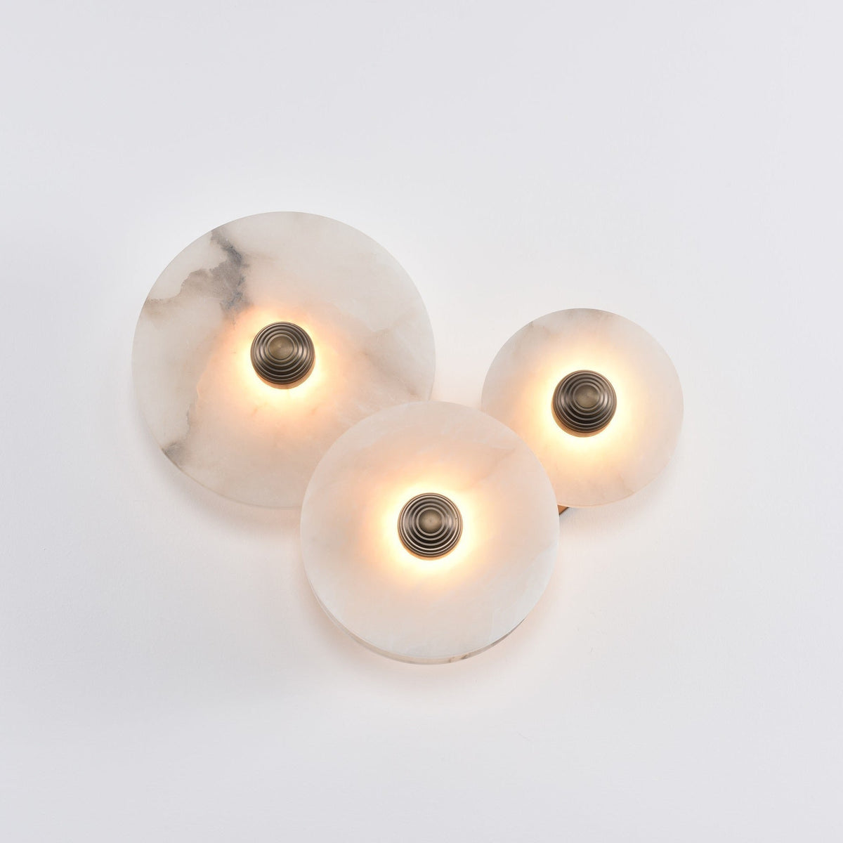 Albireria Minimalistische plafondlamp van albast
