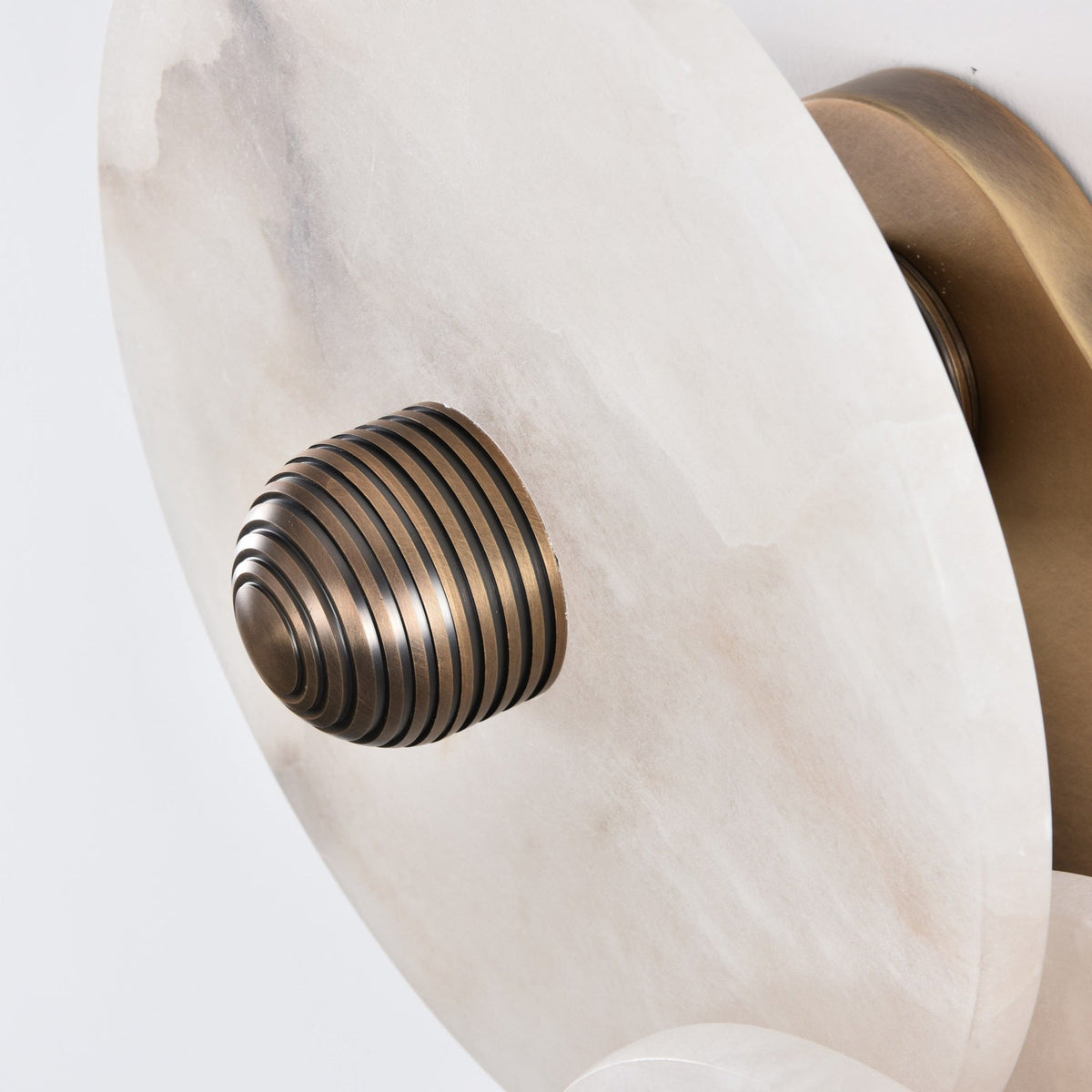Albireria Minimalistische plafondlamp van albast