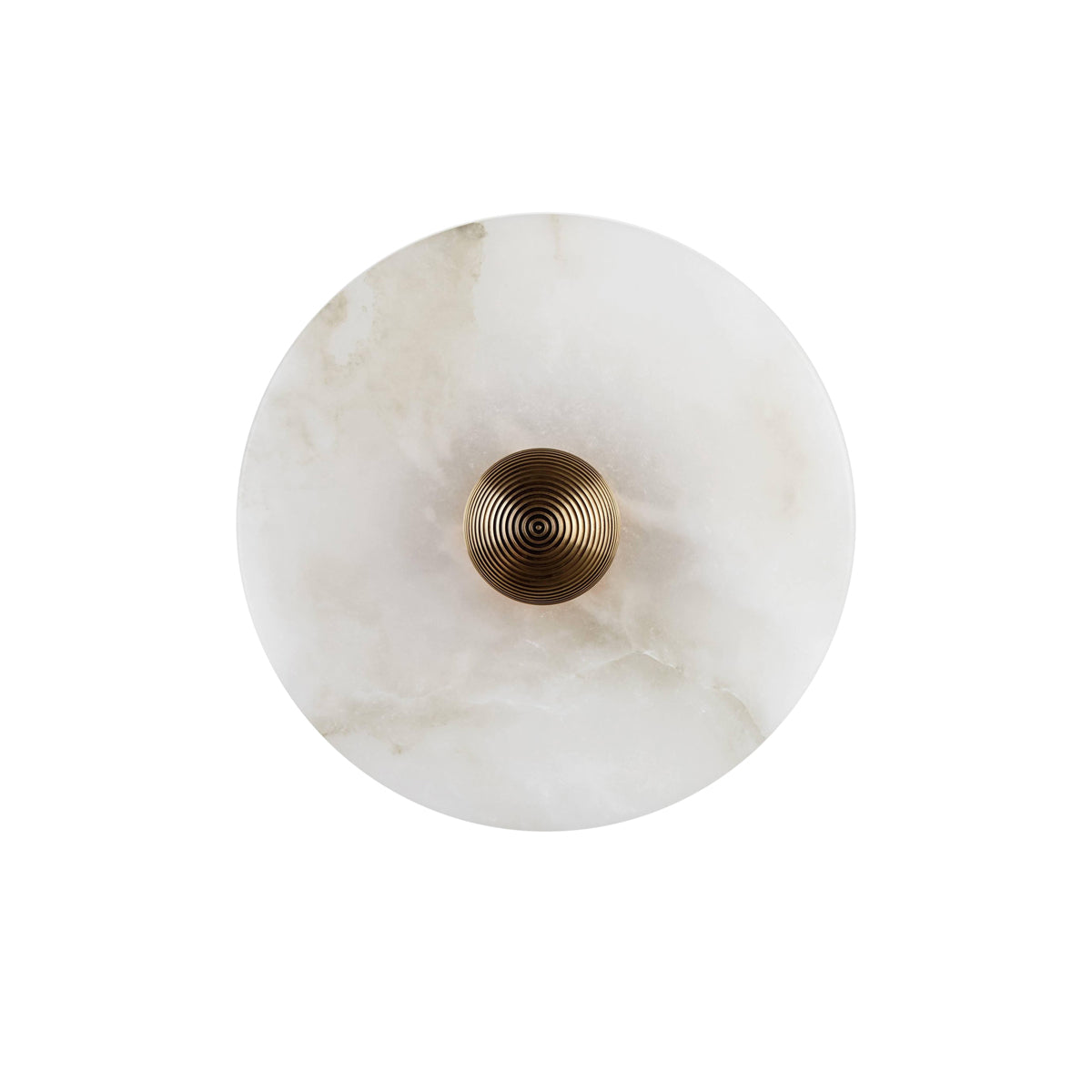 Apollo ronde albasten wandlamp
