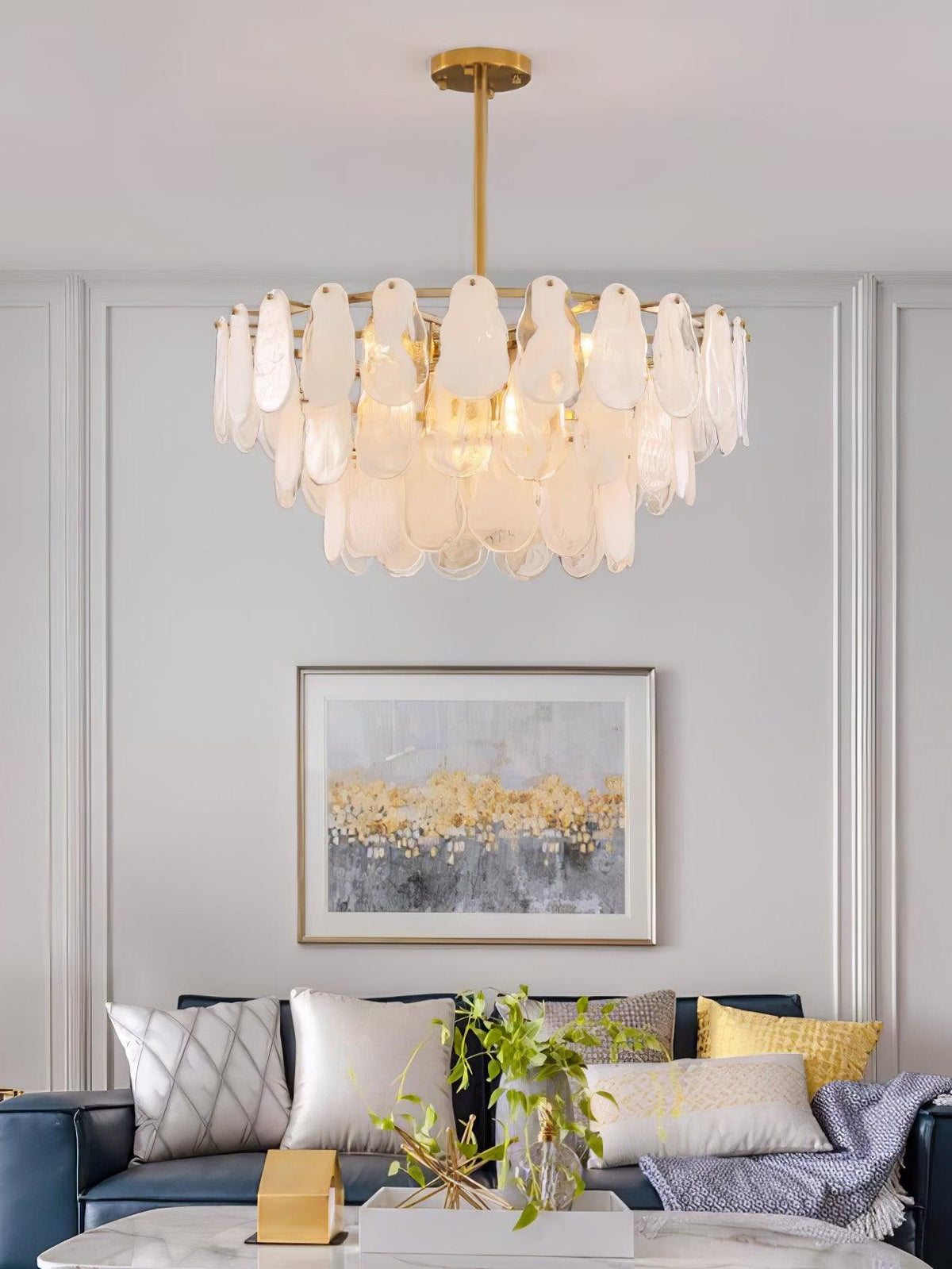 Dren Postmodern Luxe Ronde Wolk glas Kroonluchter