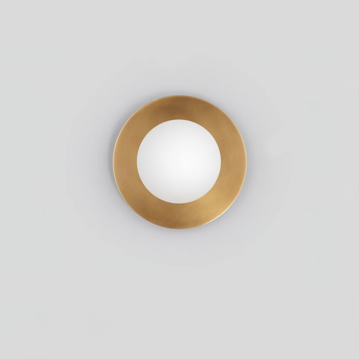 Elem modern Minimalistisch Rond Kunstzinnig Messing Glas Wandlamp