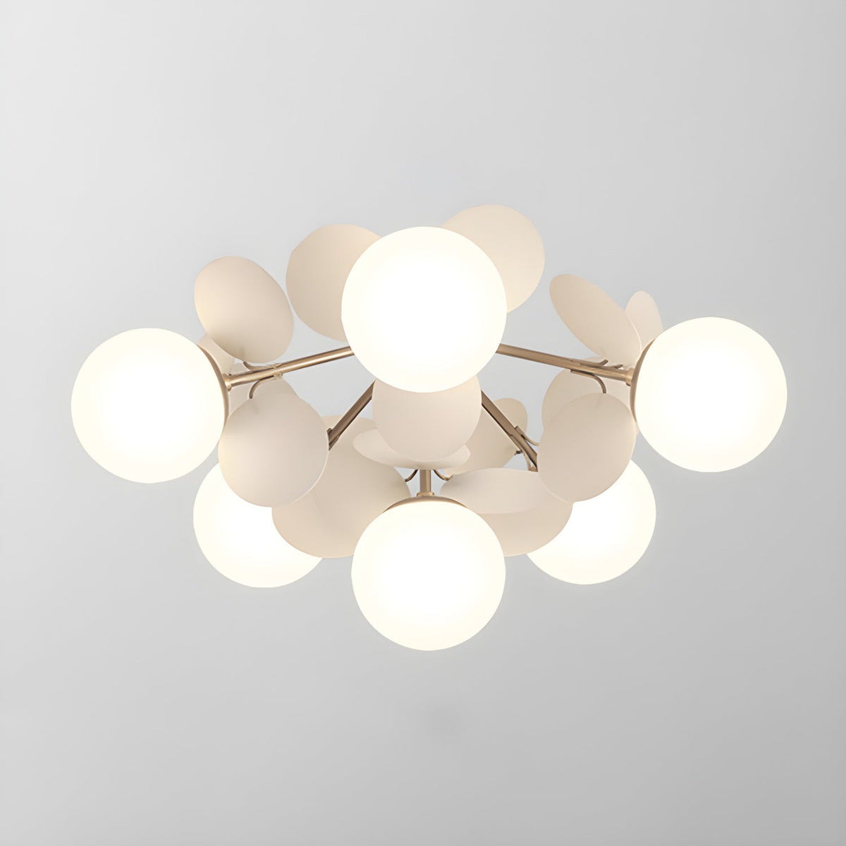 Renanina plafondlamp Ronde Macaron met pastelkleuren