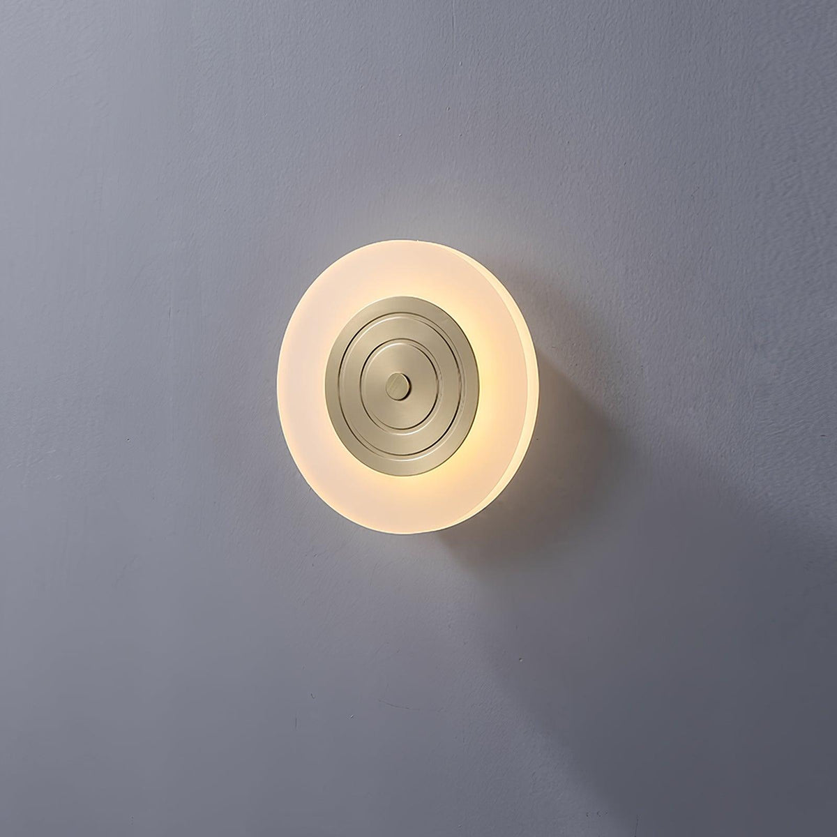 Pyrron ronde wandlamp in maanvorm