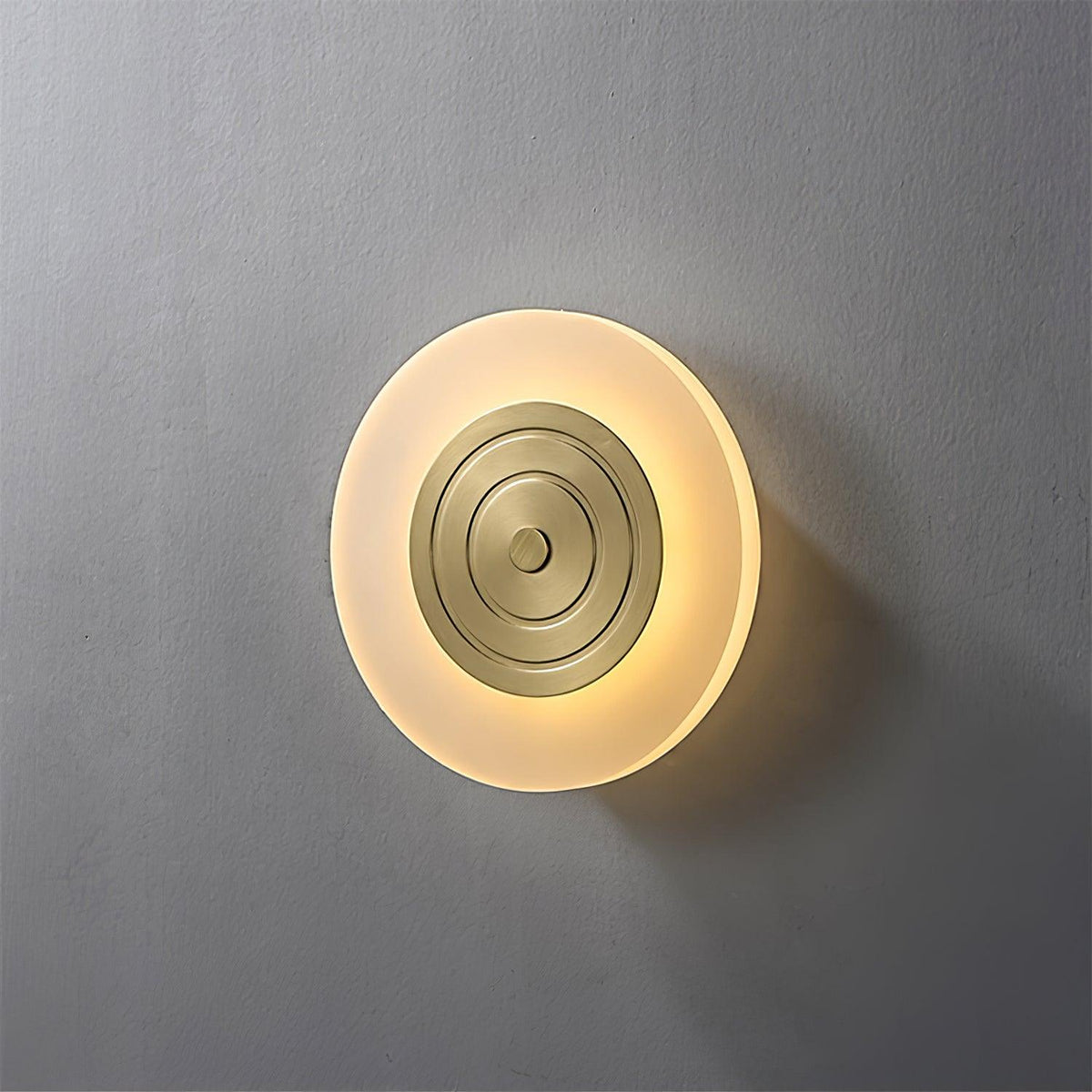 Pyrron ronde wandlamp in maanvorm