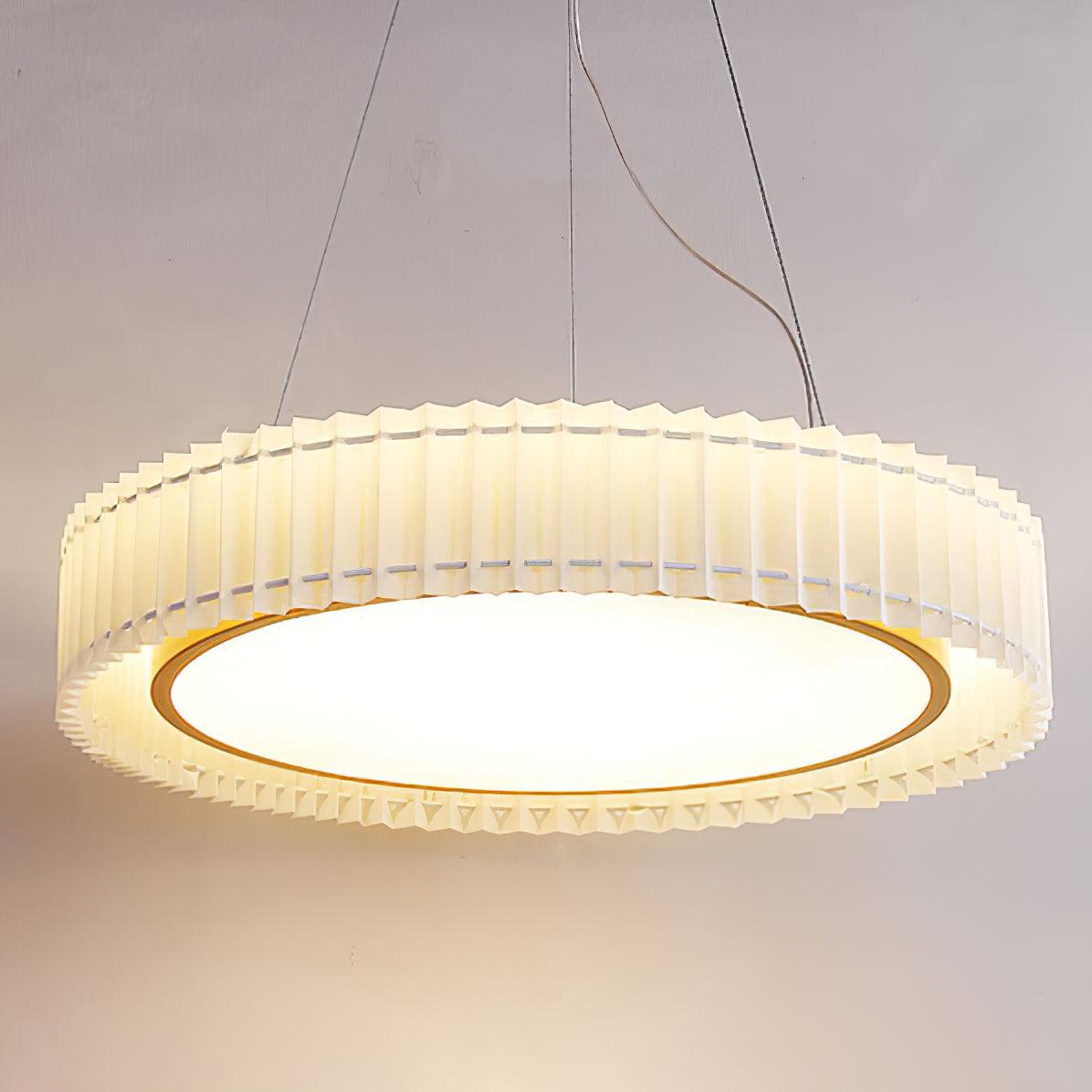 Cudo Cozy hanglamp met stoffen goudkleurige afwerking
