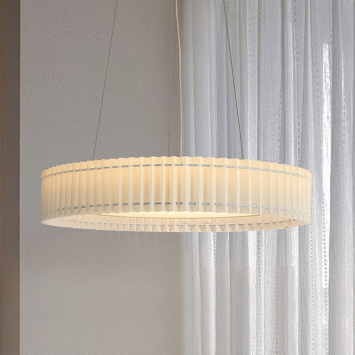 Cudo Cozy hanglamp met stoffen goudkleurige afwerking