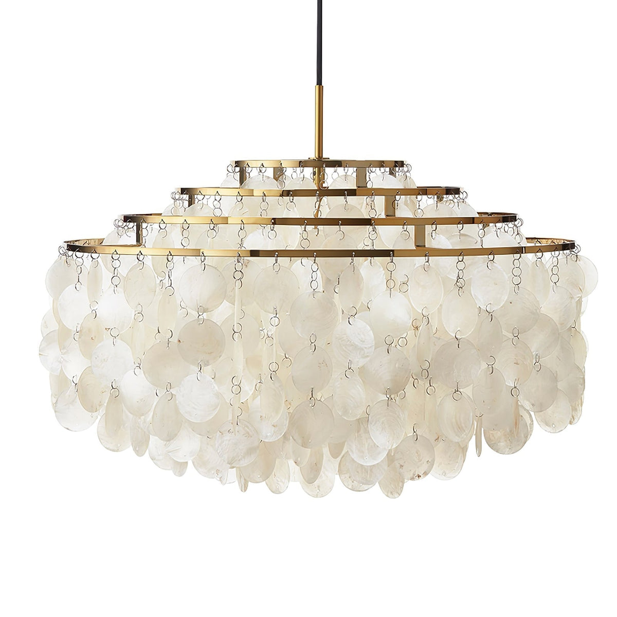 Rivena hanglamp Ronde Schelp Ring