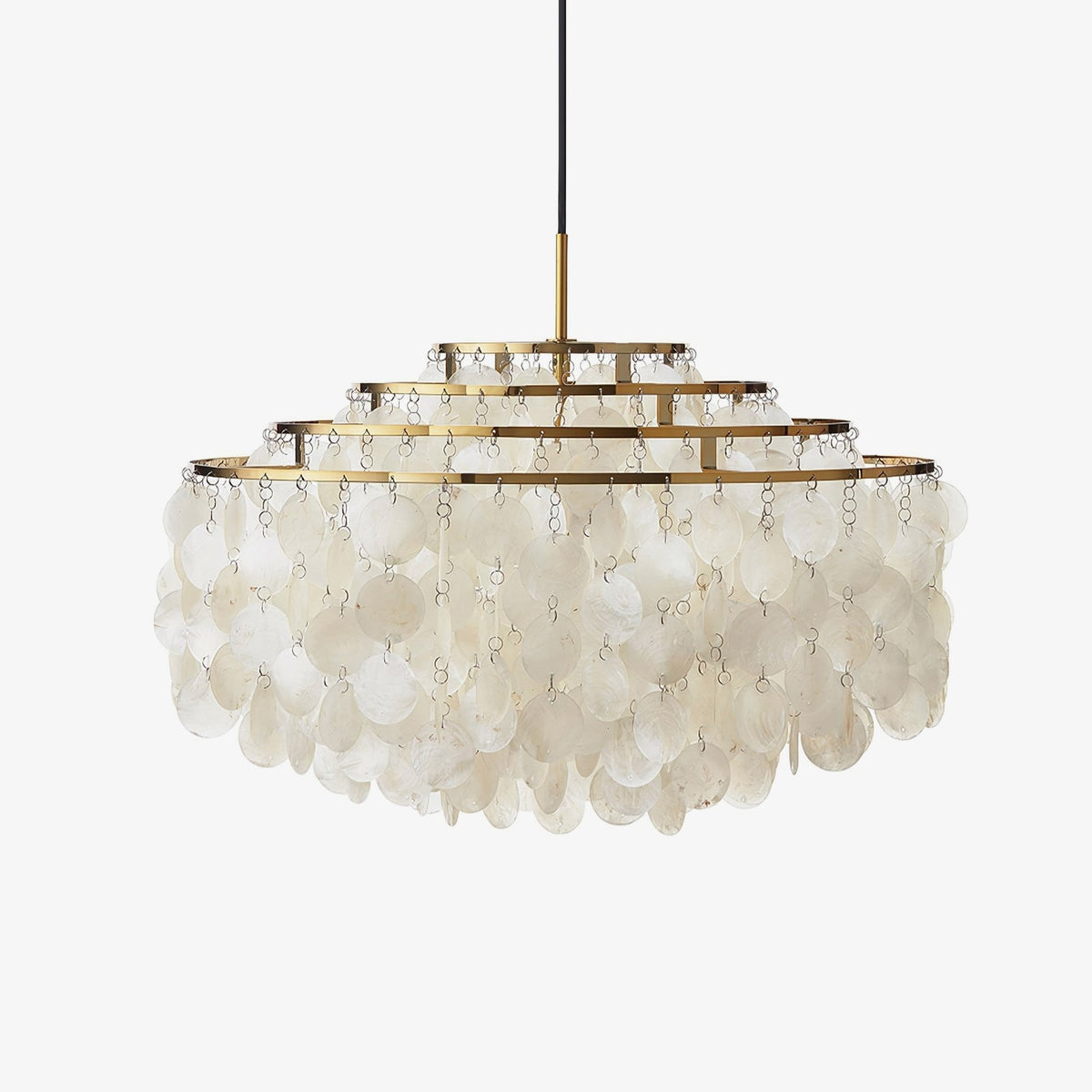 Rivena hanglamp Ronde Schelp Ring
