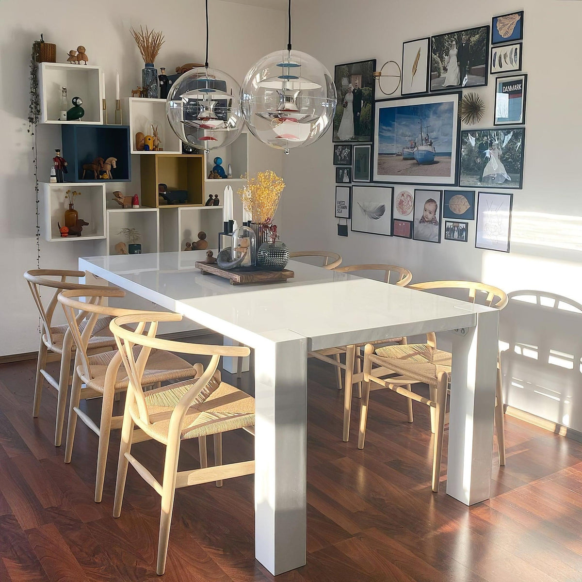 Gyan Futuristische hanglamp van aluminium