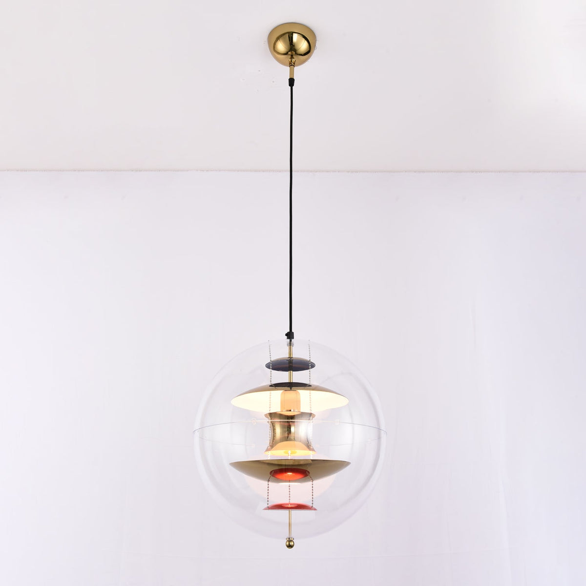 Gyan Futuristische hanglamp van aluminium
