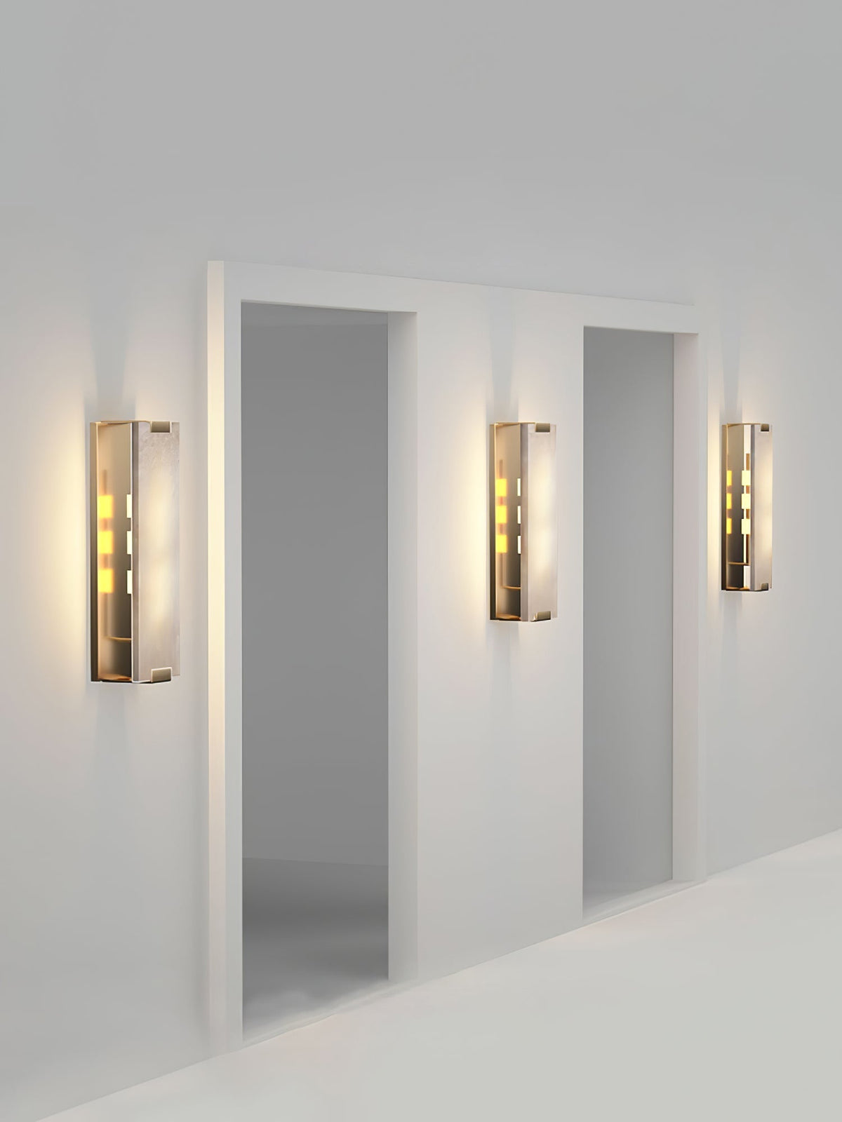 Velen wandlamp met Albasten Panel Glow