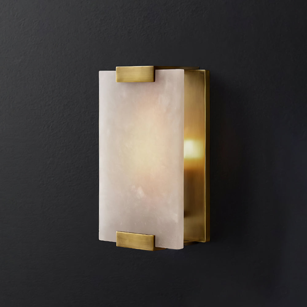 Velen wandlamp met Albasten Panel Glow