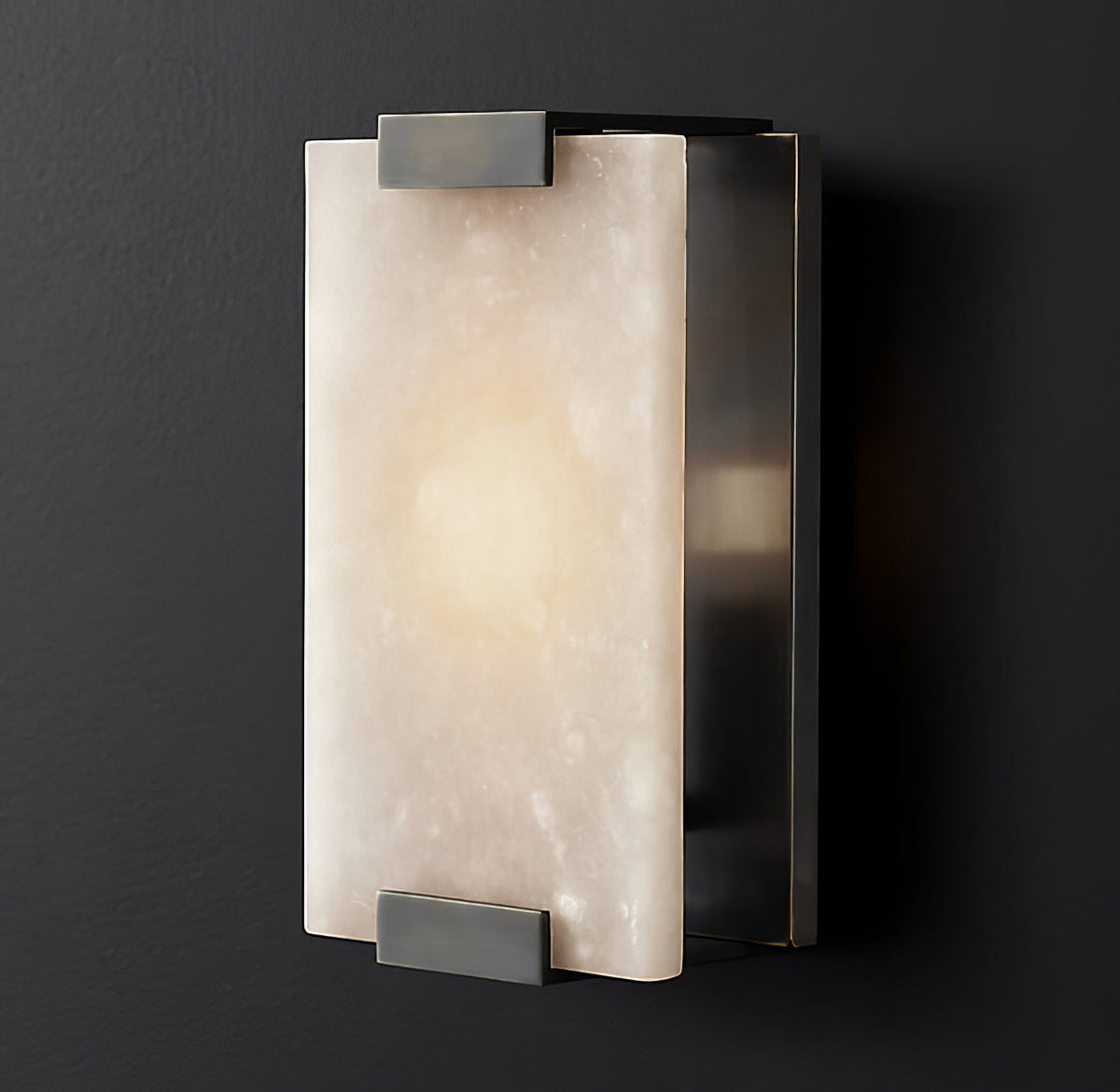 Velen wandlamp met Albasten Panel Glow