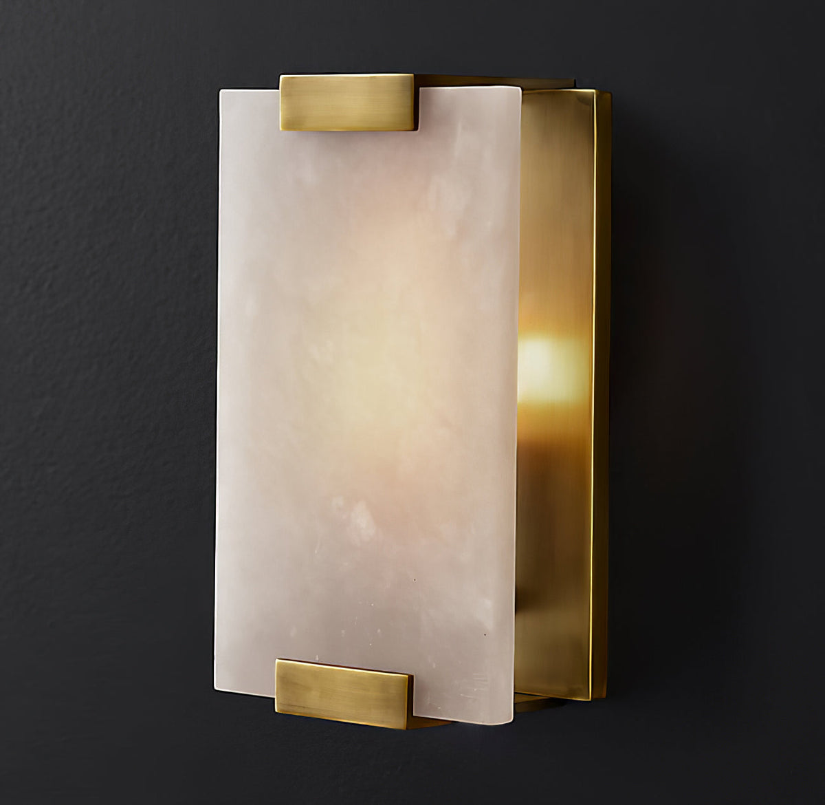 Velen wandlamp met Albasten Panel Glow