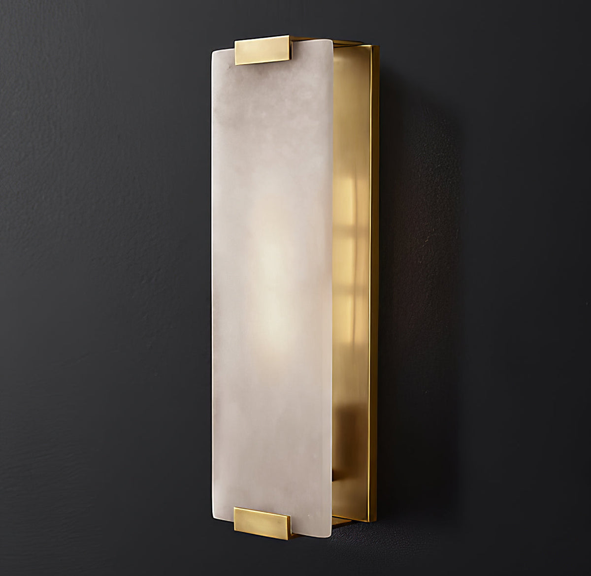 Velen wandlamp met Albasten Panel Glow