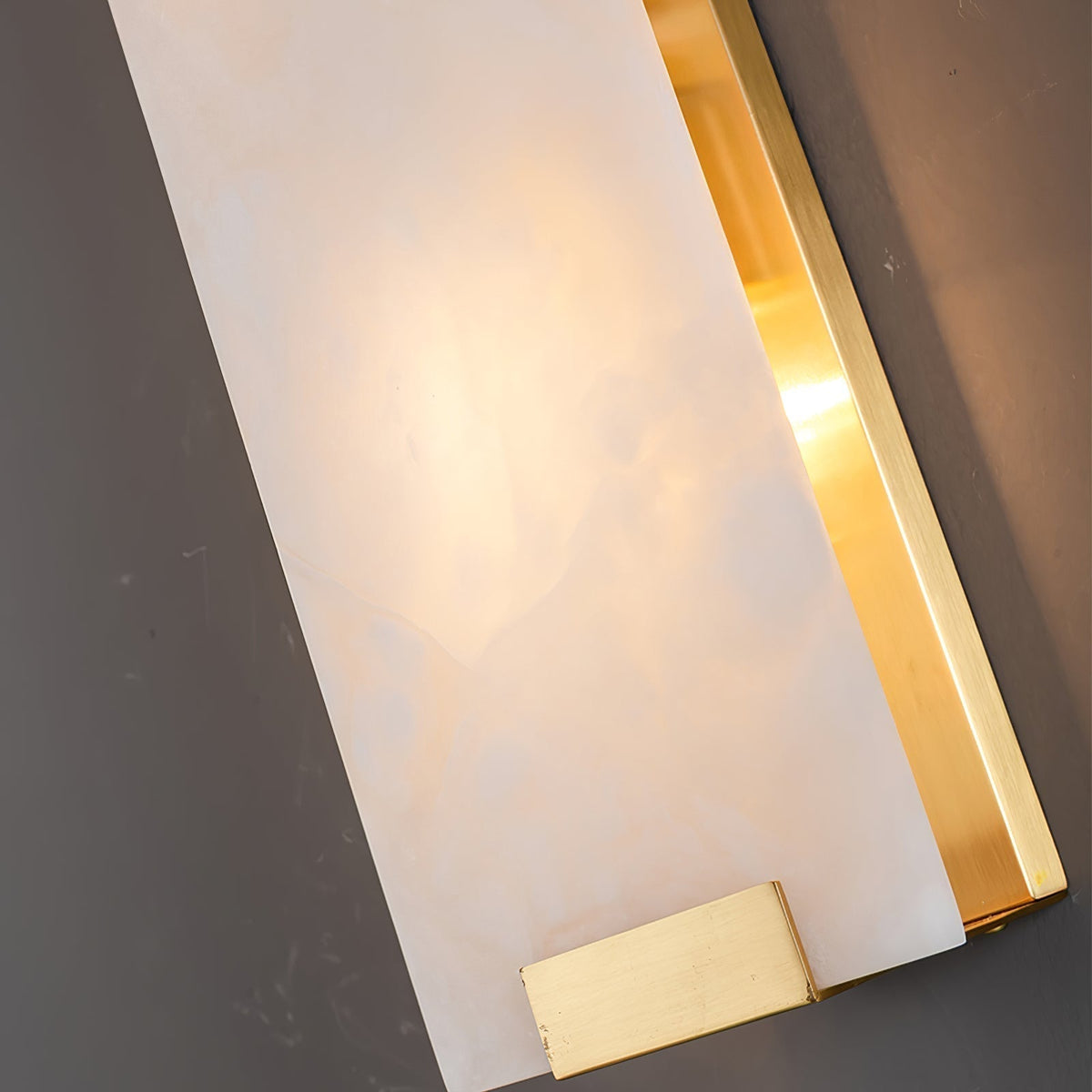 Velen wandlamp met Albasten Panel Glow