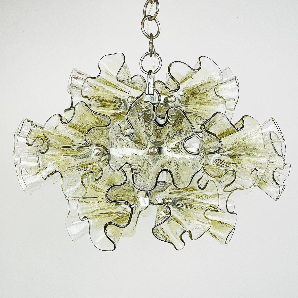 Celaira Petal glas Kroonluchter met bloemblaadjes