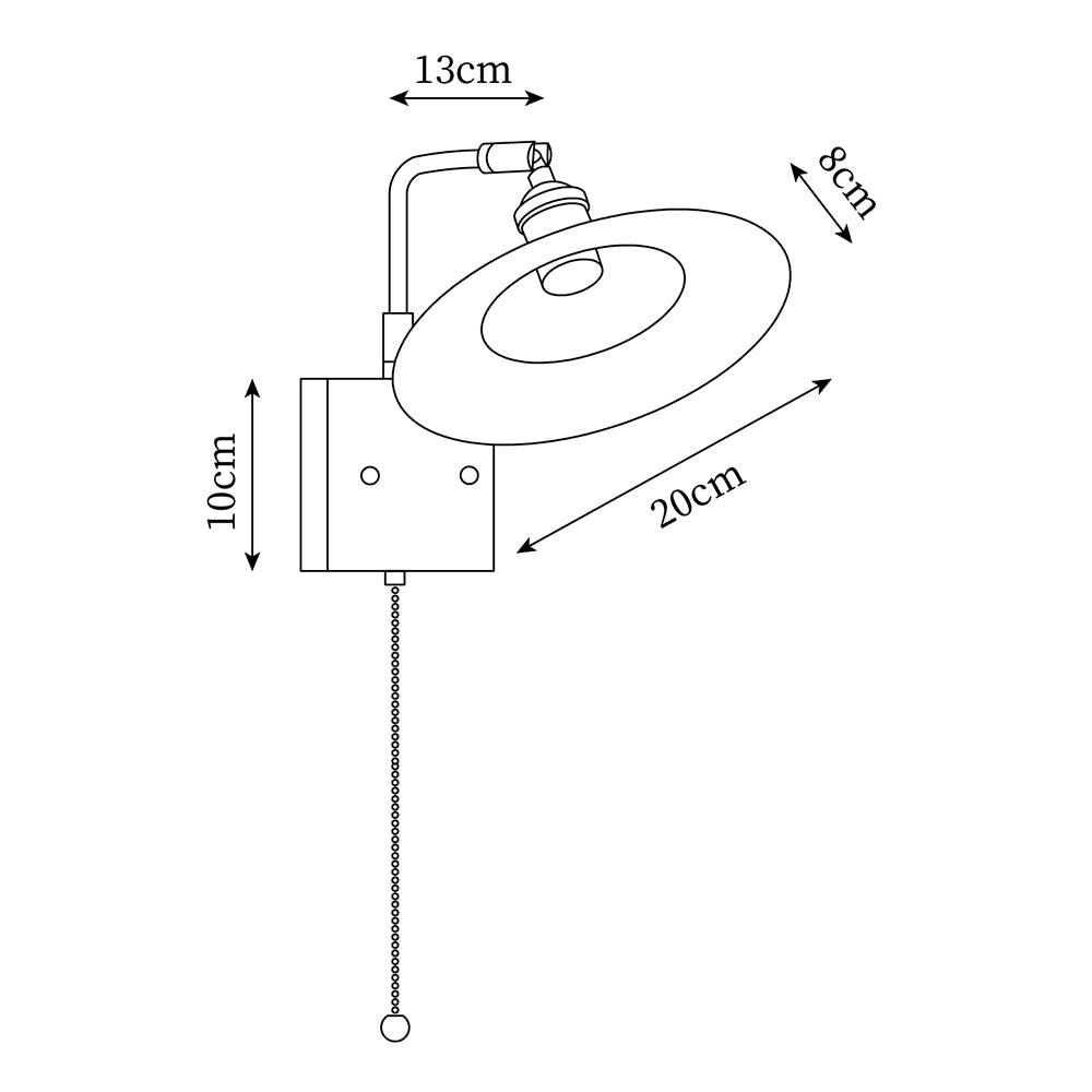 Synia wandlamp