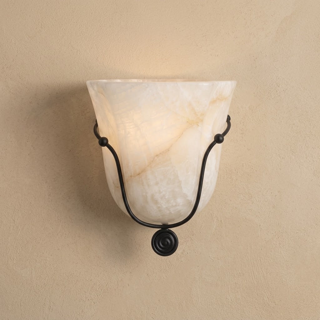 Perrincombe Albasten wandlamp