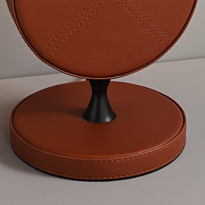 Saddle Stitch Leer tafellamp