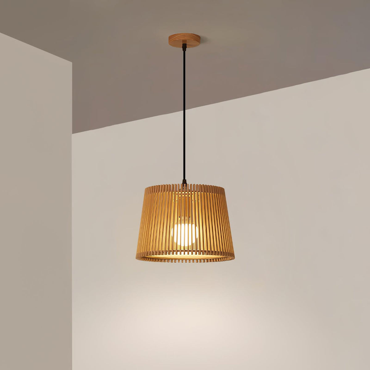 Clou Houten Retro hanglamp