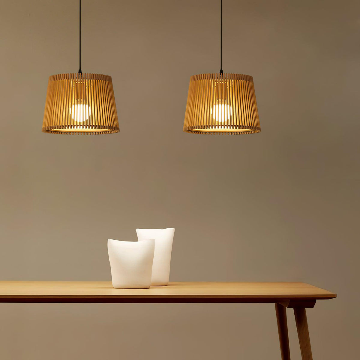 Clou Houten Retro hanglamp