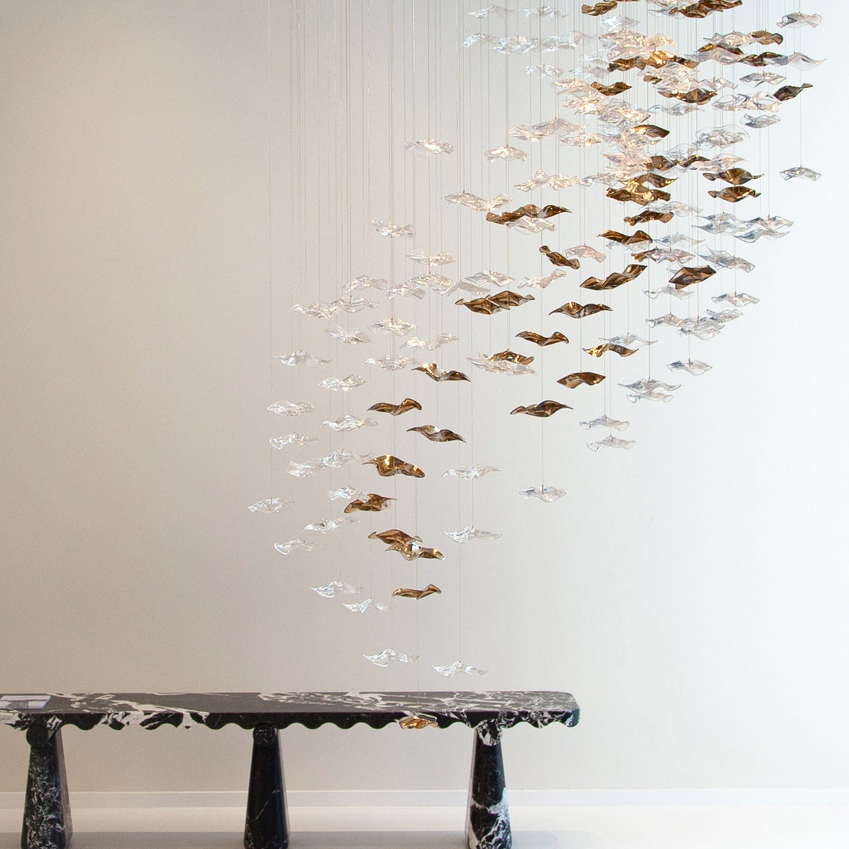 Velaise luxe Tidal Art glas hanglamp