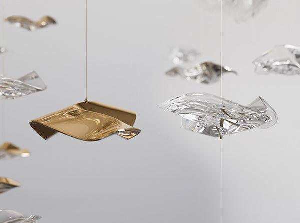 Velaise luxe Tidal Art glas hanglamp