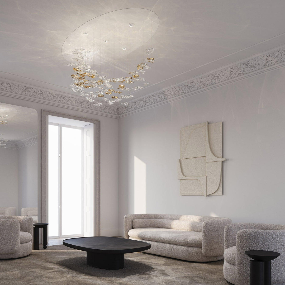 Velaise luxe Tidal Art glas hanglamp