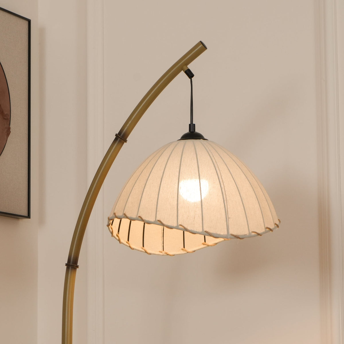 Liveno Minimalistische vloerlamp van marmer
