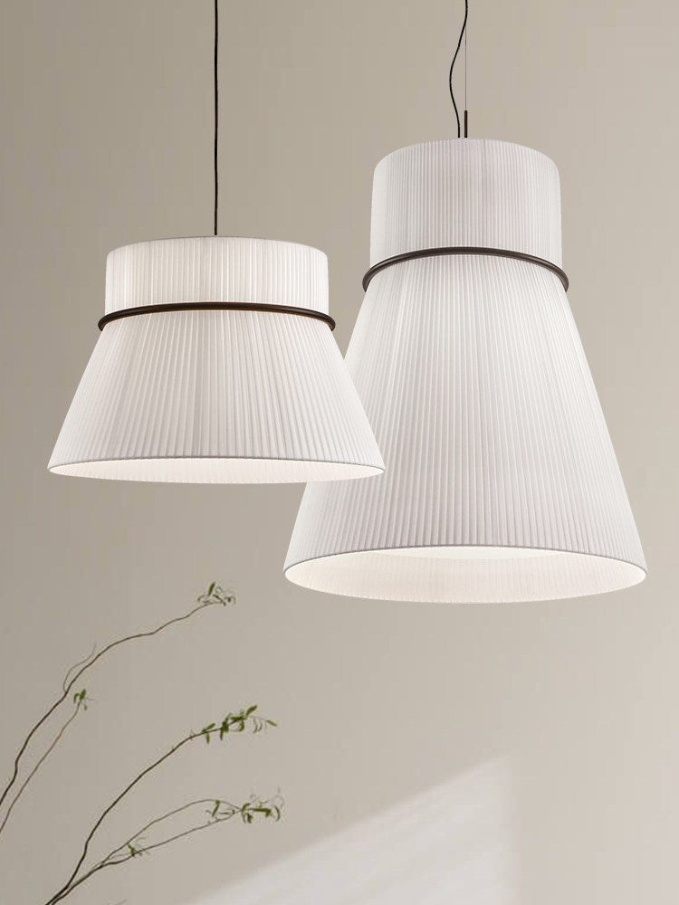 Kestford Hanglamp met geplooide stof