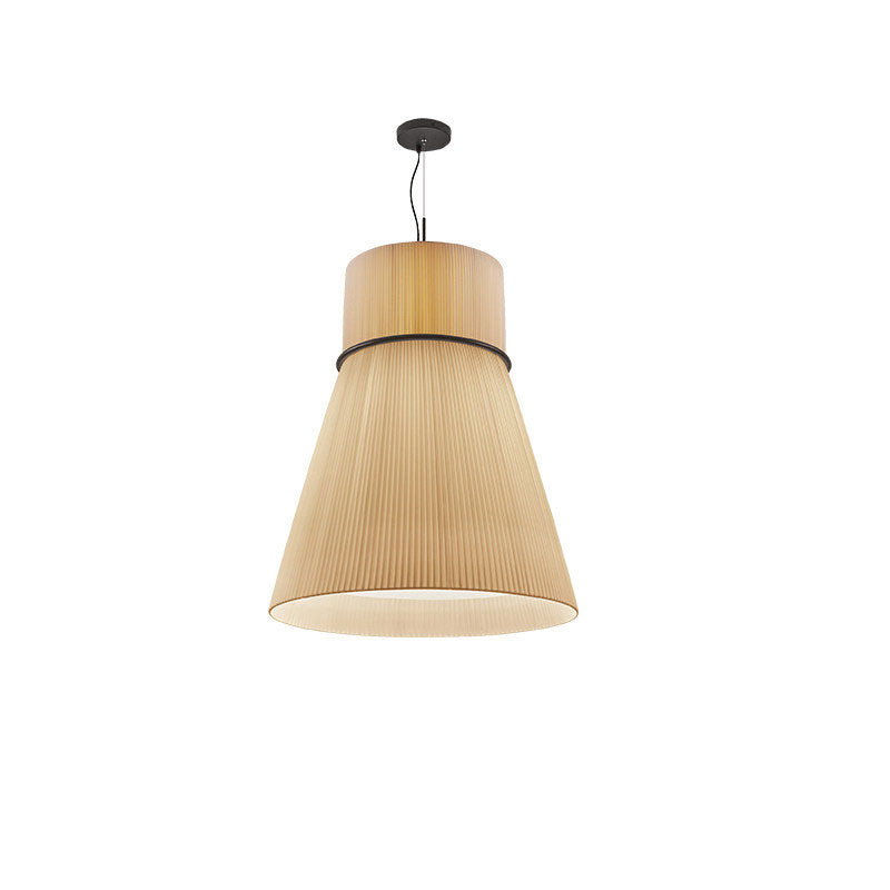 Kestford Hanglamp met geplooide stof