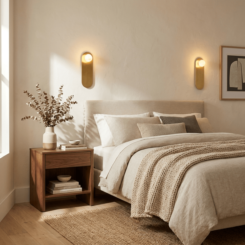 Albivise wandlamp in albast