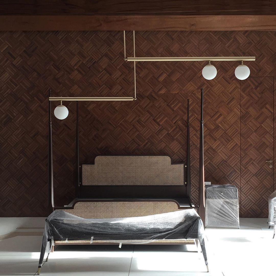 Estix hanglamp messing minimalistisch lineair