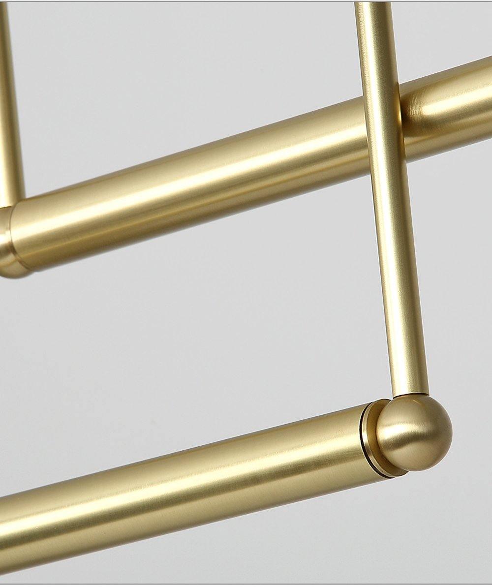 Estix hanglamp messing minimalistisch lineair