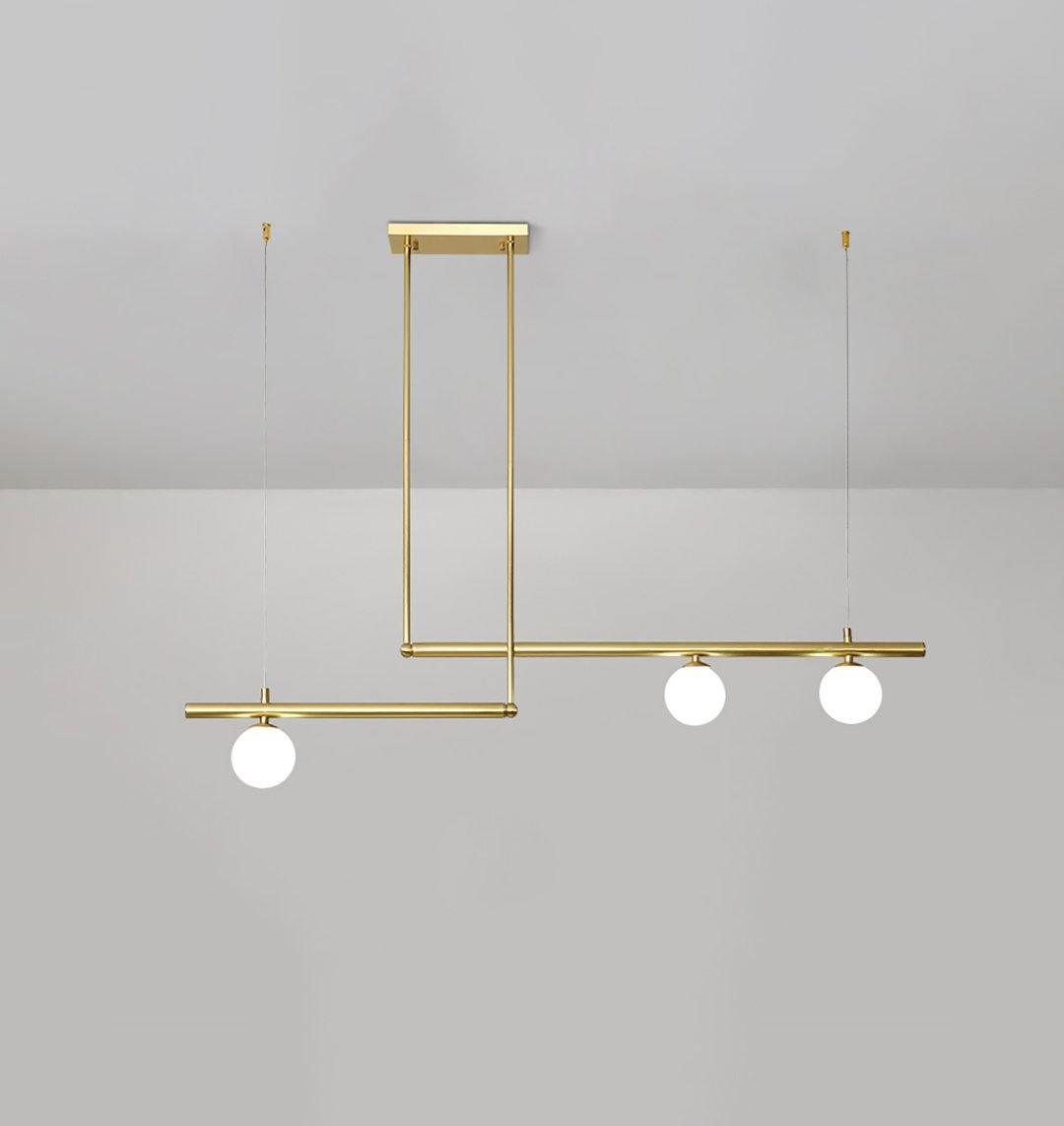 Estix hanglamp messing minimalistisch lineair