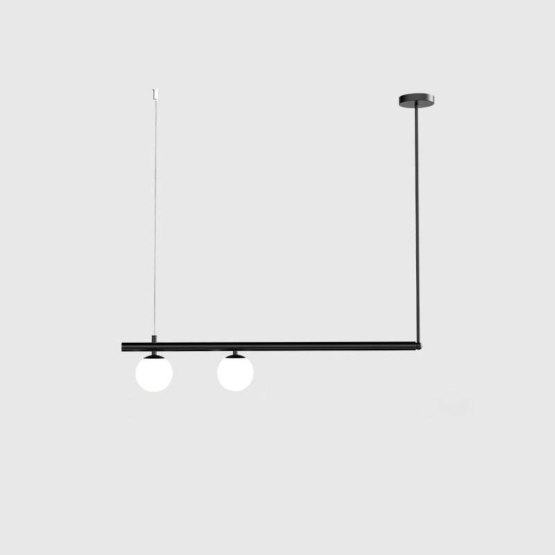Estix hanglamp messing minimalistisch lineair
