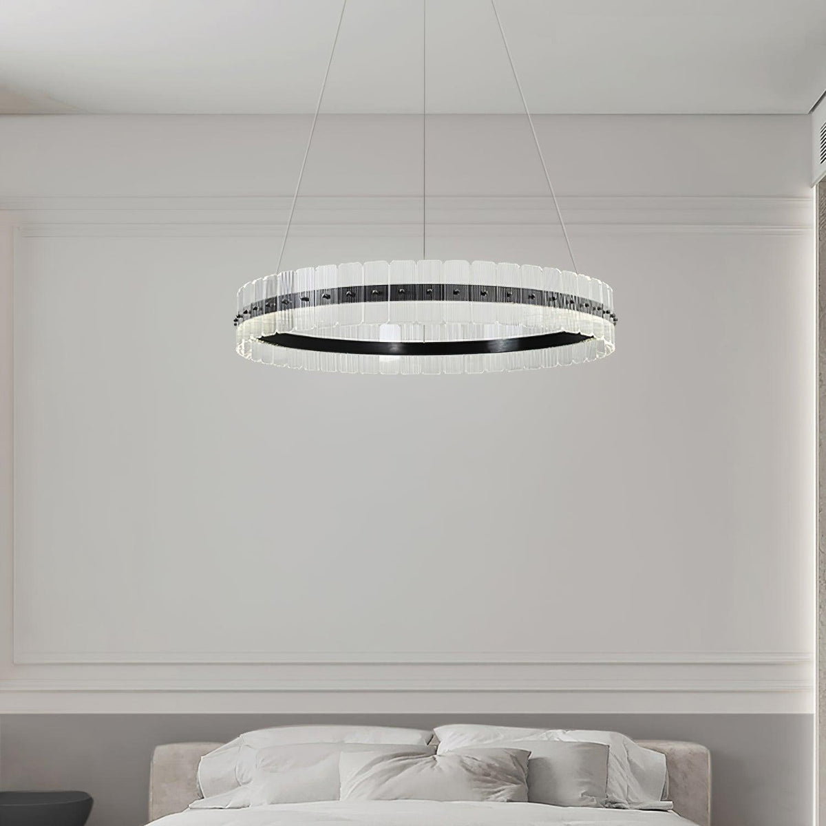 Kynell Kroonluchter Saturno met LED en acrylblokken