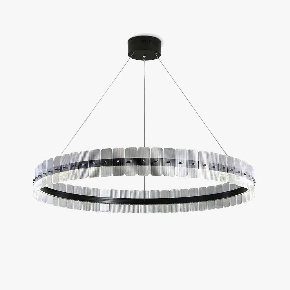 Kynell Kroonluchter Saturno met LED en acrylblokken