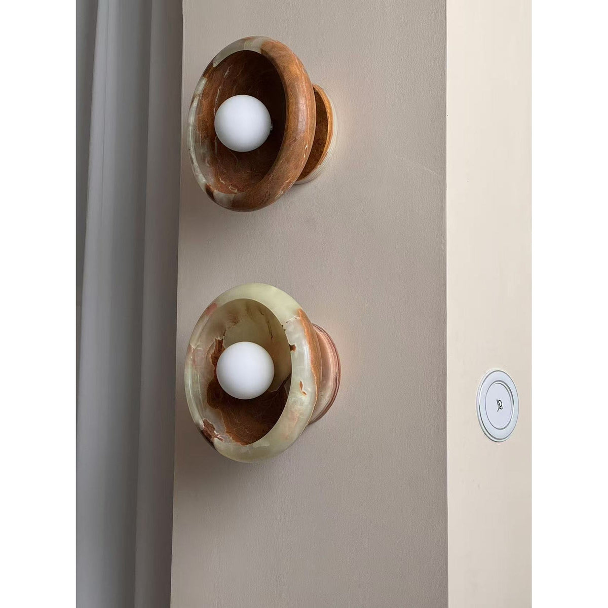 Agal wandlamp