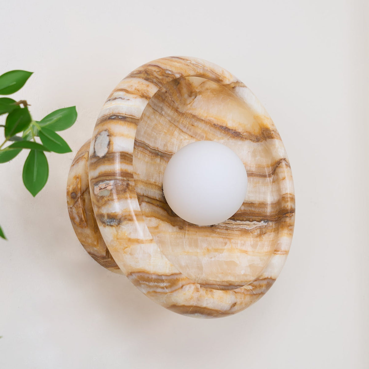 Onvix Natuurlijk Onyx wandlamp