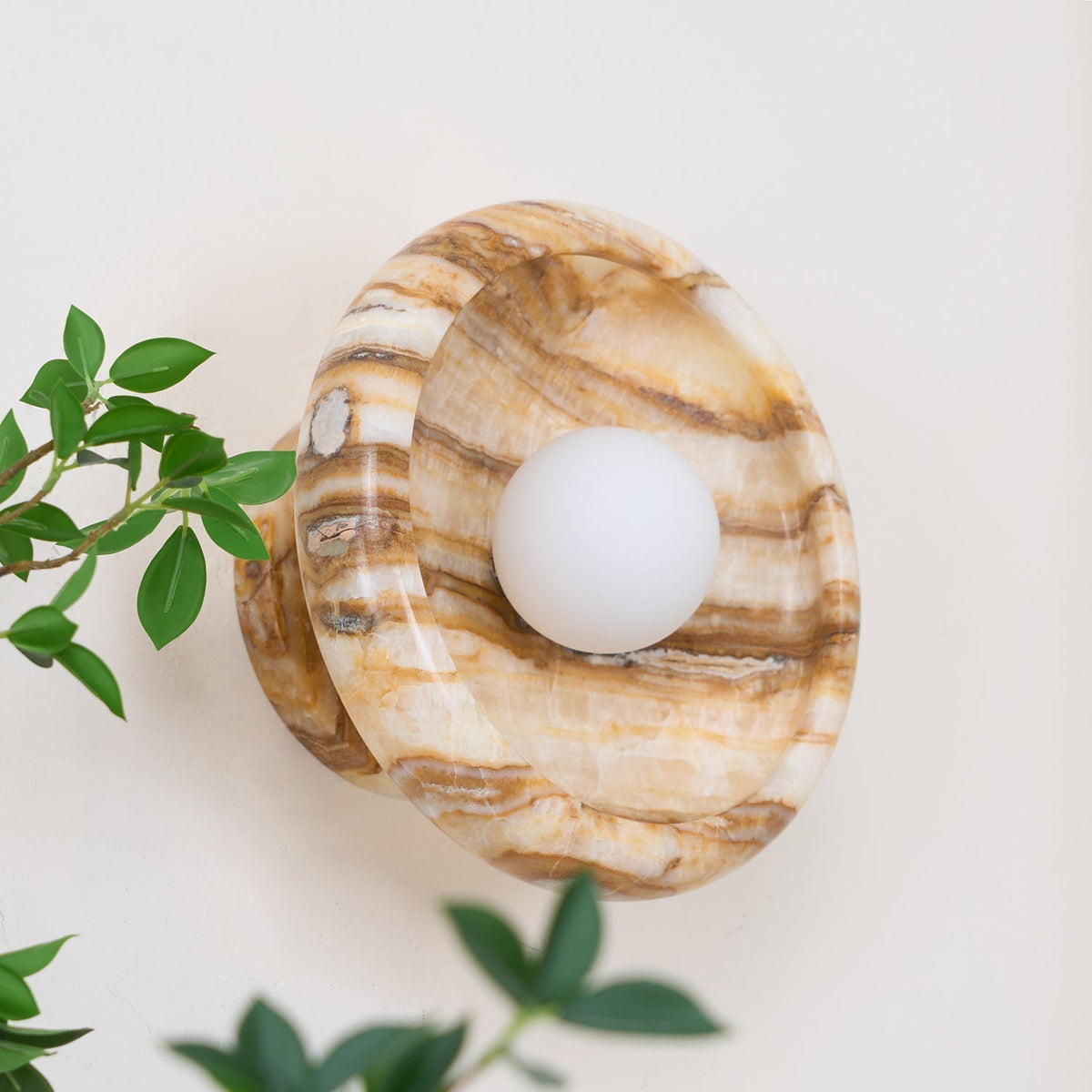 Onvix Natuurlijk Onyx wandlamp